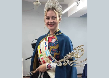 Mayra Hopian entregó atributos de “Reina Provincial del Inmigrante”