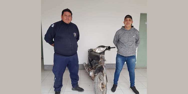Otra moto recuperada por Comisaría Las Breñas