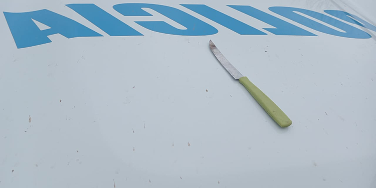 Mujer hiere gravemente a su pareja con cuchillo