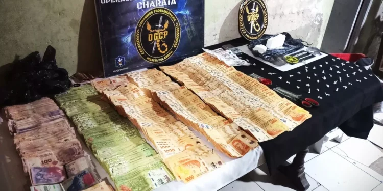 En Operativo Antidrogas, se secuestró un millón de pesos