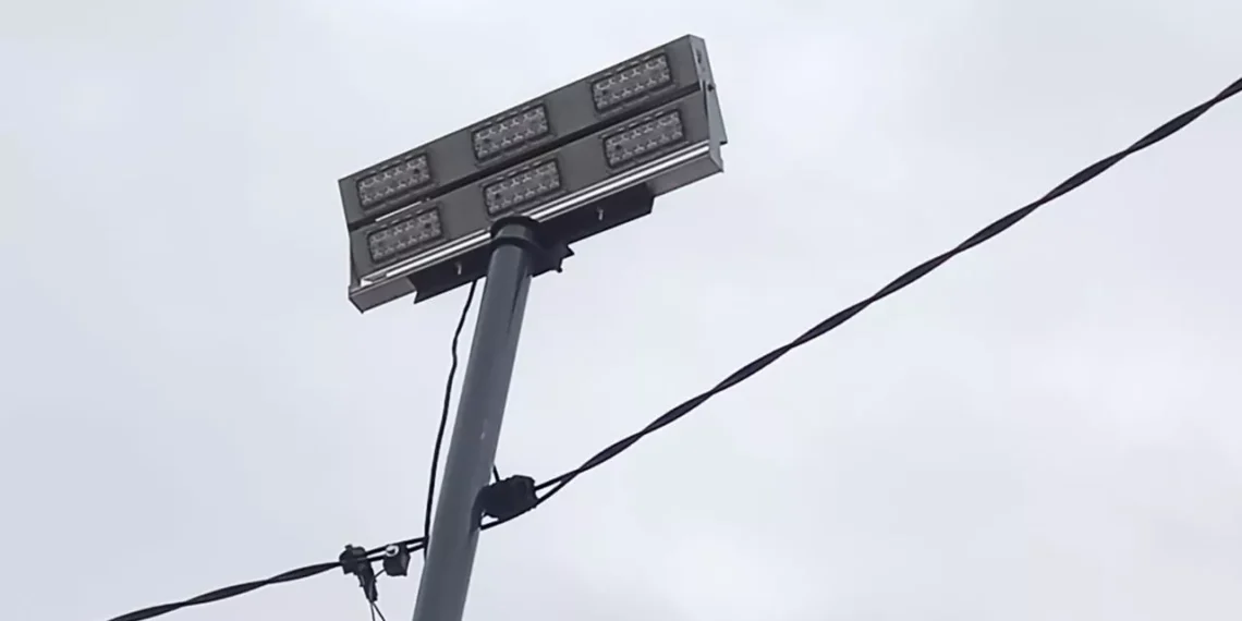 Se renovó la iluminación en el Velódromo “Sergio Gassman”