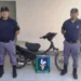 Andaba en moto robada, y la abandonó al ver el patrullero