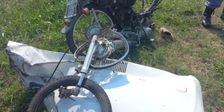 En siniestro vial, pierde la vida motociclista breñense