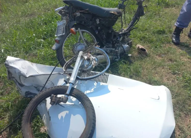 En siniestro vial, pierde la vida motociclista breñense