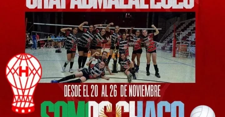 La Sub12 de Vóley de Huracán, estará compitiendo en Chapadmalal