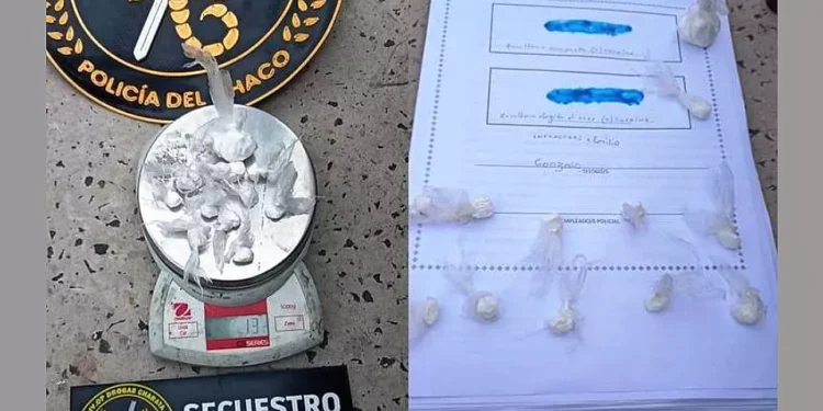 Secuestran 12 bochitas de Cocaína a menor de 15 años