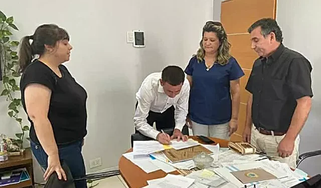 Dr. Modesto Terán, firmó como Director del Hospital de Barranqueras