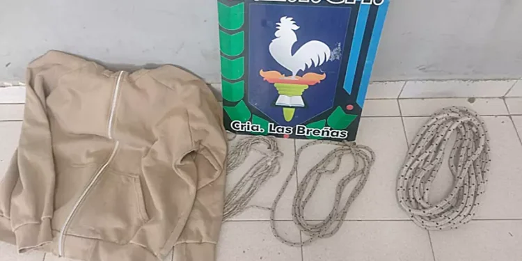 Preso por robar sogas de una camioneta