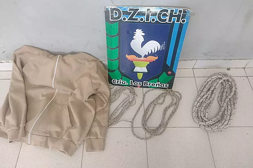 Preso por robar sogas de una camioneta