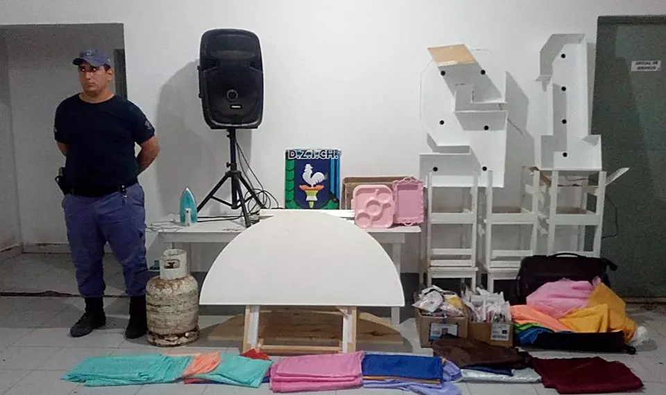 Desvalijan local de eventos, pero se recuperaron elementos