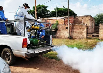Ante gran cantidad de casos sospechosos de Dengue, se fumigó
