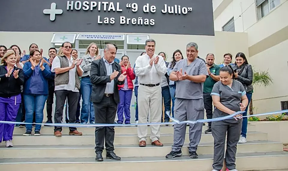 Capitanich inauguró refacciones del Hospital de Las Breñas
