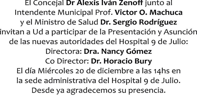 Asume la Dra. Nancy Gómez como Directora de Hospital