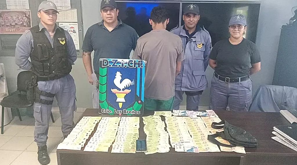 Robó casi 110 mil pesos, pero fue atrapado