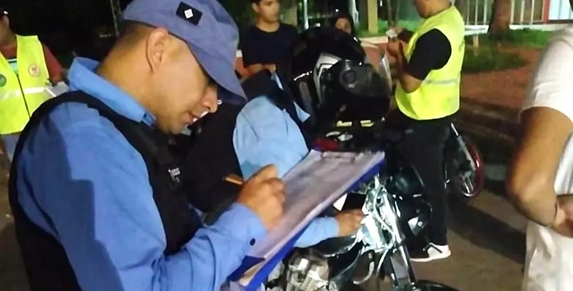 Operativos de control moto vehicular