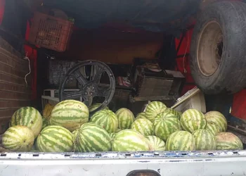 Retienen vehículo que compraba chatarra y vendía alimentos