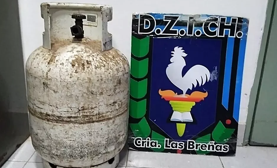 Policía recupera ventana y garrafas robadas