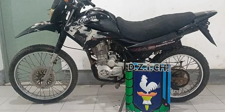 Afamado ladrón tras las rejas, luego de haber robado una moto