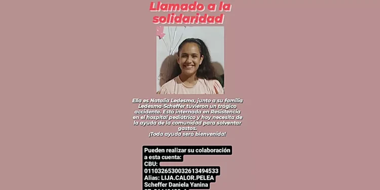 Se necesita ayuda para Natalia Ledesma