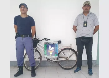 Policía recupera bicicleta robada