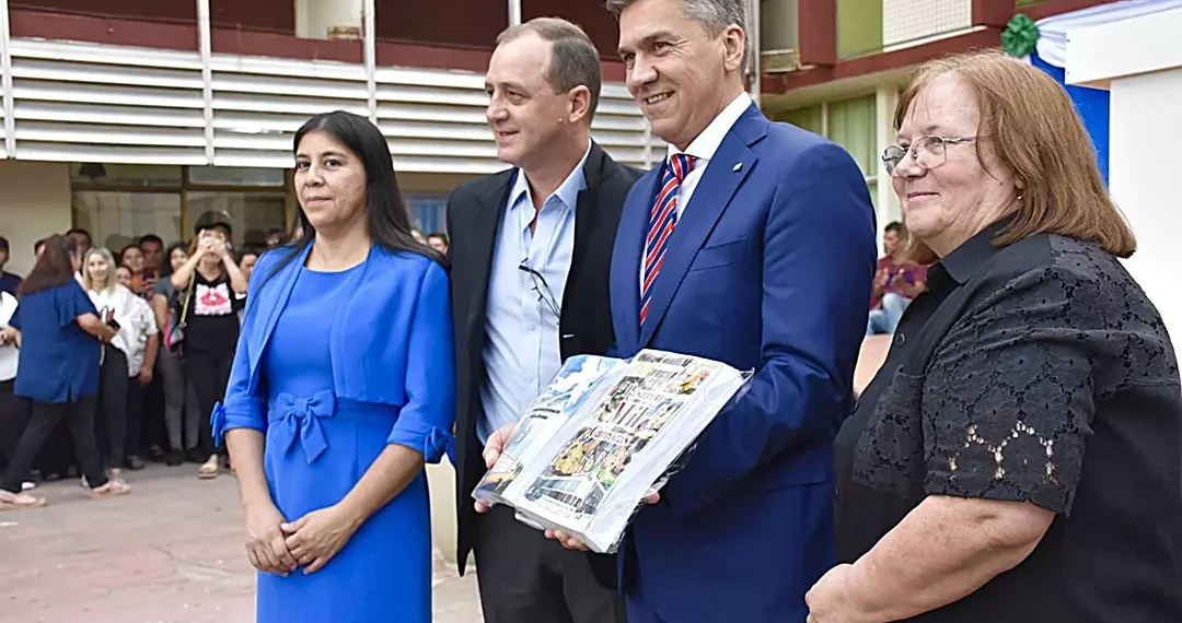 Zdero inauguró Ciclo Lectivo Secundario en Las Breñas