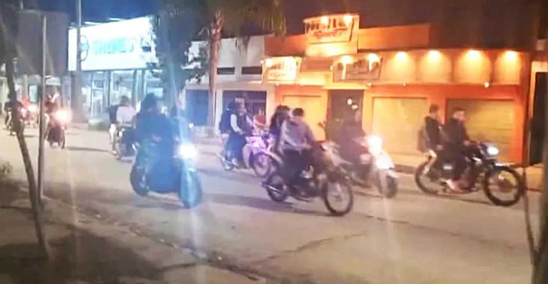 “Motoqueros” y accionar policial