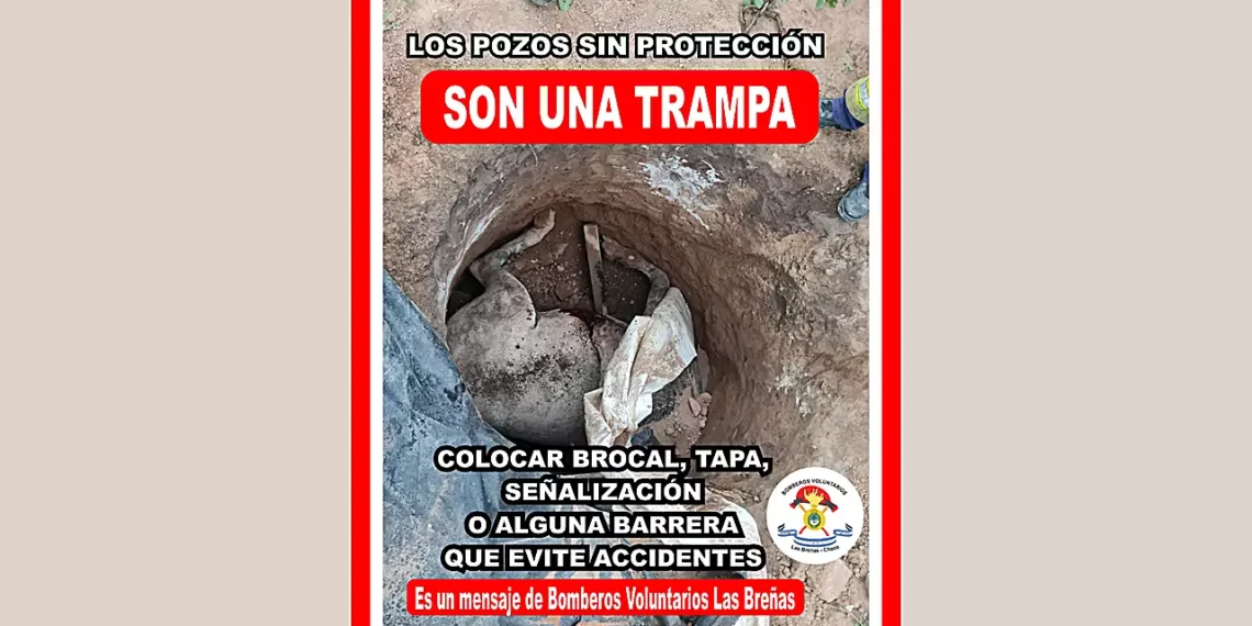 El cuerpo de un equino fue extraído por Bomberos Voluntarios de un pozo