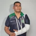 Árbitro Nicolás Albarracín fue fracturado en partido