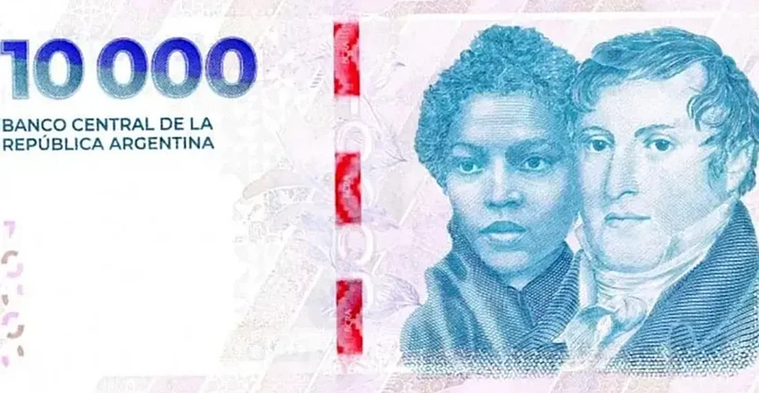 El Banco Central lanzó el billete de $10.000