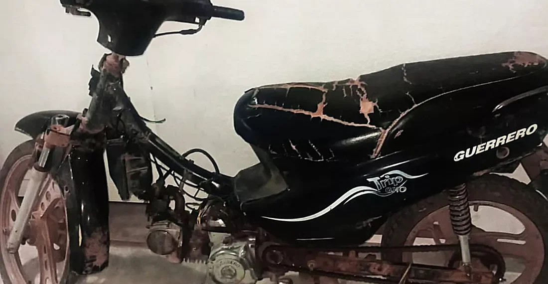 Policía breñense recupera moto robada en Corzuela