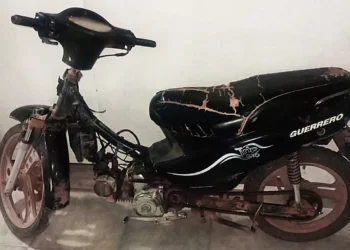 Policía breñense recupera moto robada en Corzuela