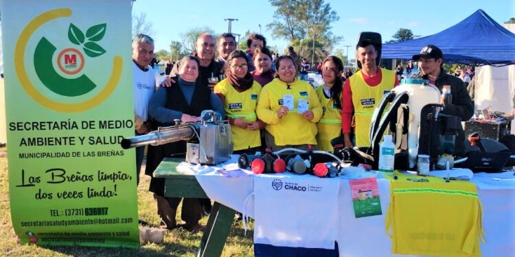 Agentes de “Control de Vectores” expusieron en evento público