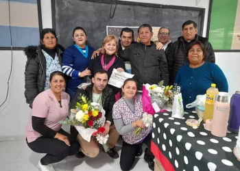 Se jubiló “Laly” Barraza en Hospital de Las Breñas