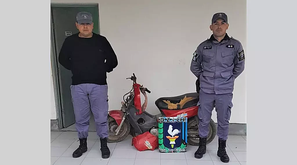 Nueva moto recuperada por Policías breñenses