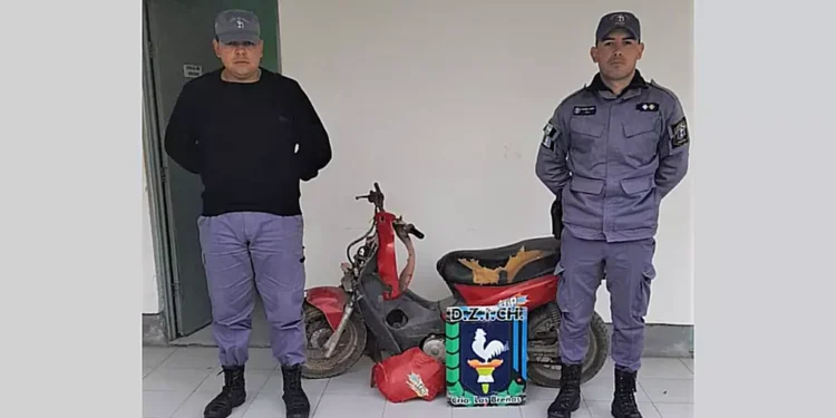 Nueva moto recuperada por Policías breñenses