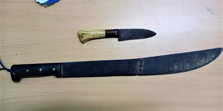 Suboficial policial herido con arma blanca