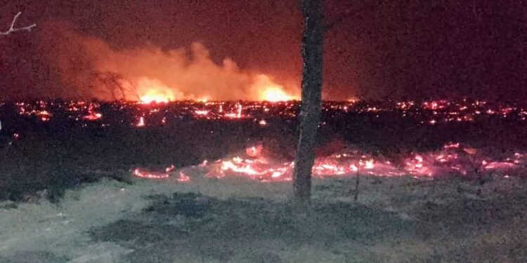 Bomberos breñenses con intenso trabajo