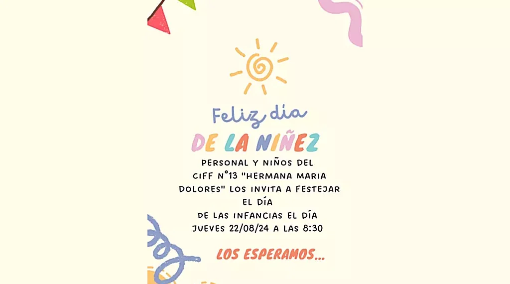 El CIFF N°13 festejará el Día de la Niñez