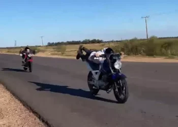 Picadas de moto en Las Breñas