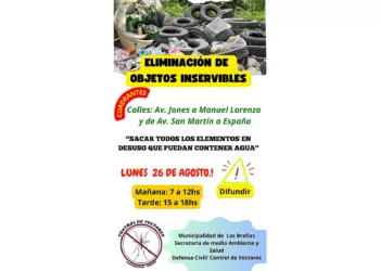 Lunes26, jornada de Eliminación de Objetos Inservibles