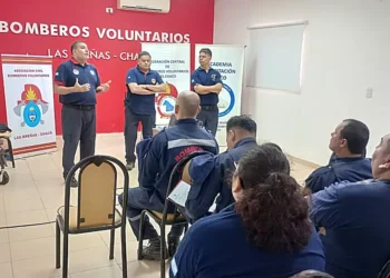 Capacitación en “Seguridad del Bombero” en Las Breñas