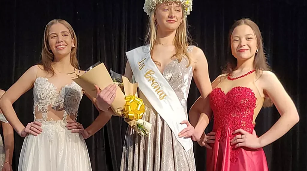 Agostina Címbaro Canella, “Reina de los Estudiantes” breñenses