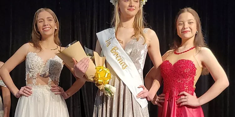 Agostina Címbaro Canella, “Reina de los Estudiantes” breñenses