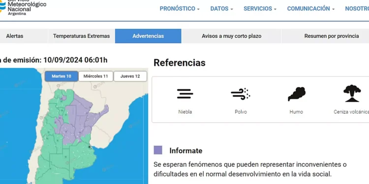 Alerta por la presencia de humo en el ambiente