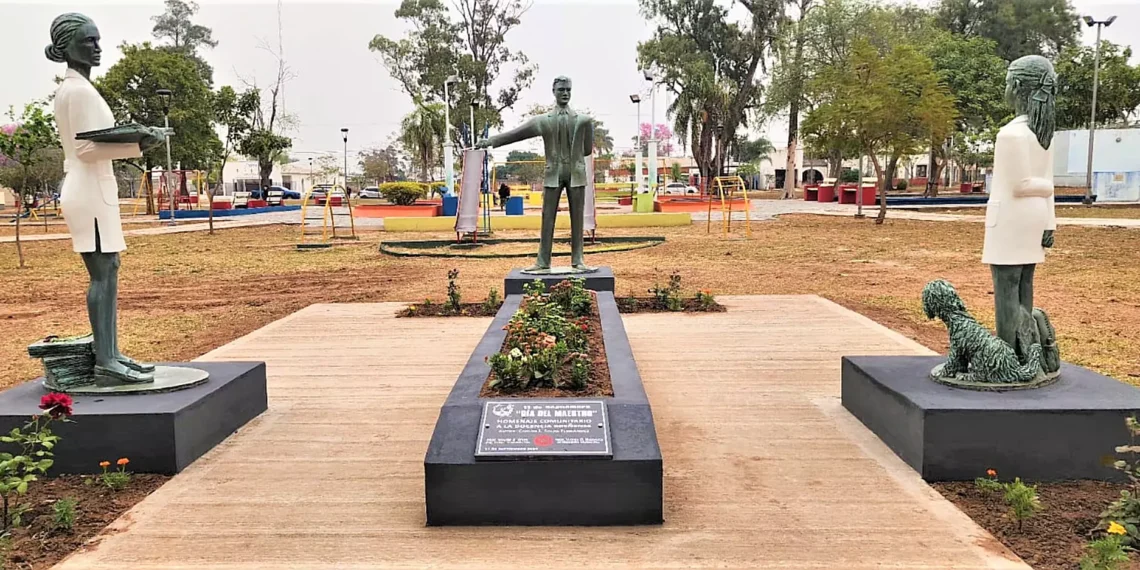 Se inauguró obra “Al Docente”