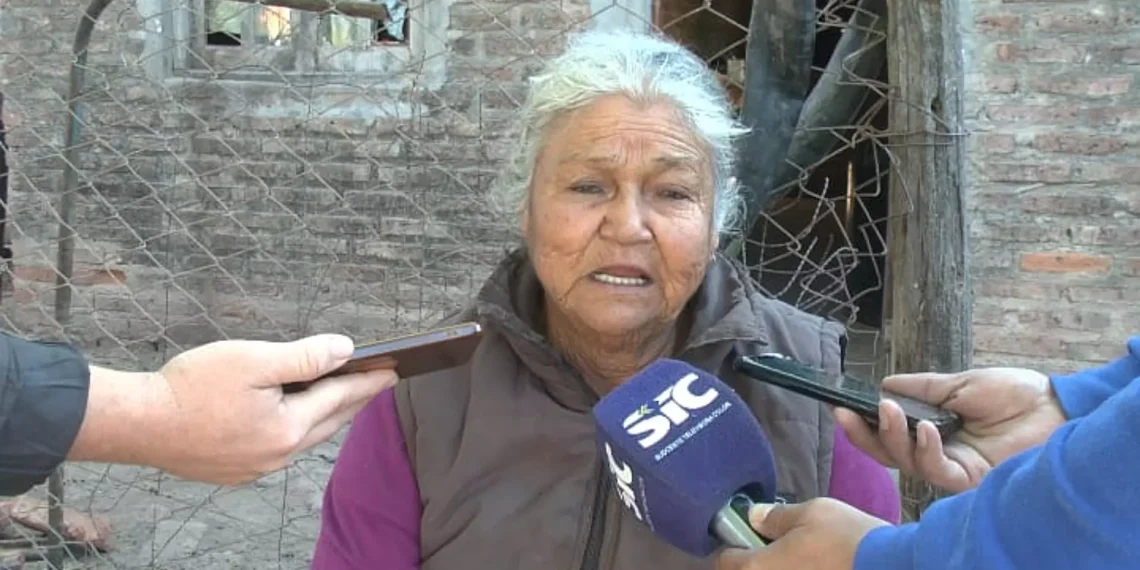 Se incendió la casa de “Coca” Contreras