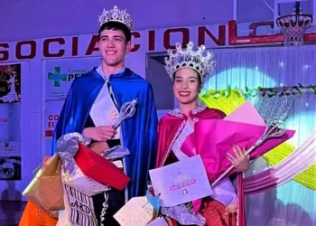 Itatí Mangini y Camilo Mierke, Reina y Rey de Carrozas Estudiantiles