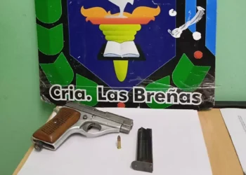 Aprehendido por circular con una Bersa en la cintura