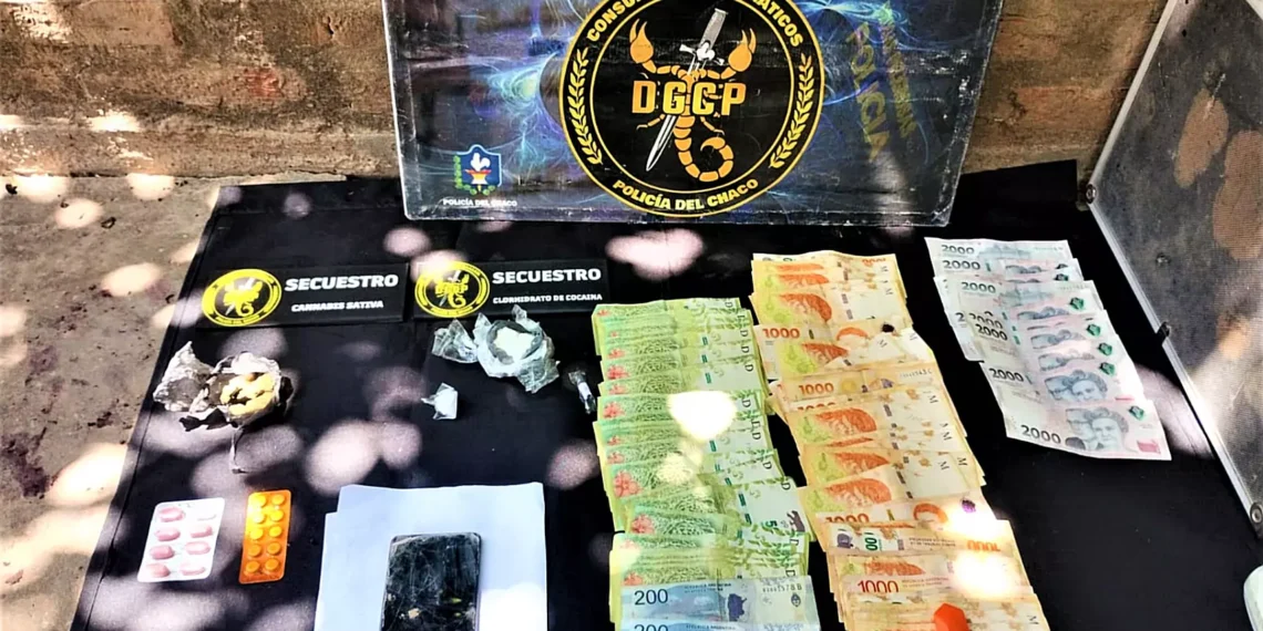 Efectivos de Drogas Charata, aprehenden a vendedor de droga