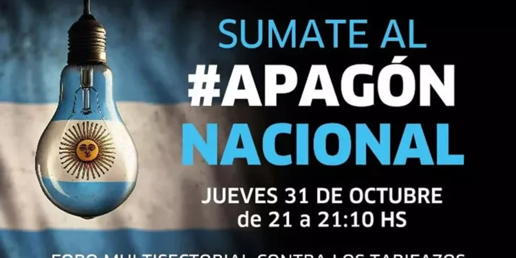 Se convoca a un apagón nacional